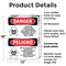 Signmission Pesticide Storage Area Bilingual Danger Sign, Plastic, 12in W x 18in L, 2PK OS-2PACK-DS-P-1218-VS-1523 - alternate 6